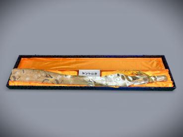 Genji Katana mit 12-mal gefalteter Damast Klinge Feng Lin Handgeschmiedetes Samurai Schwert